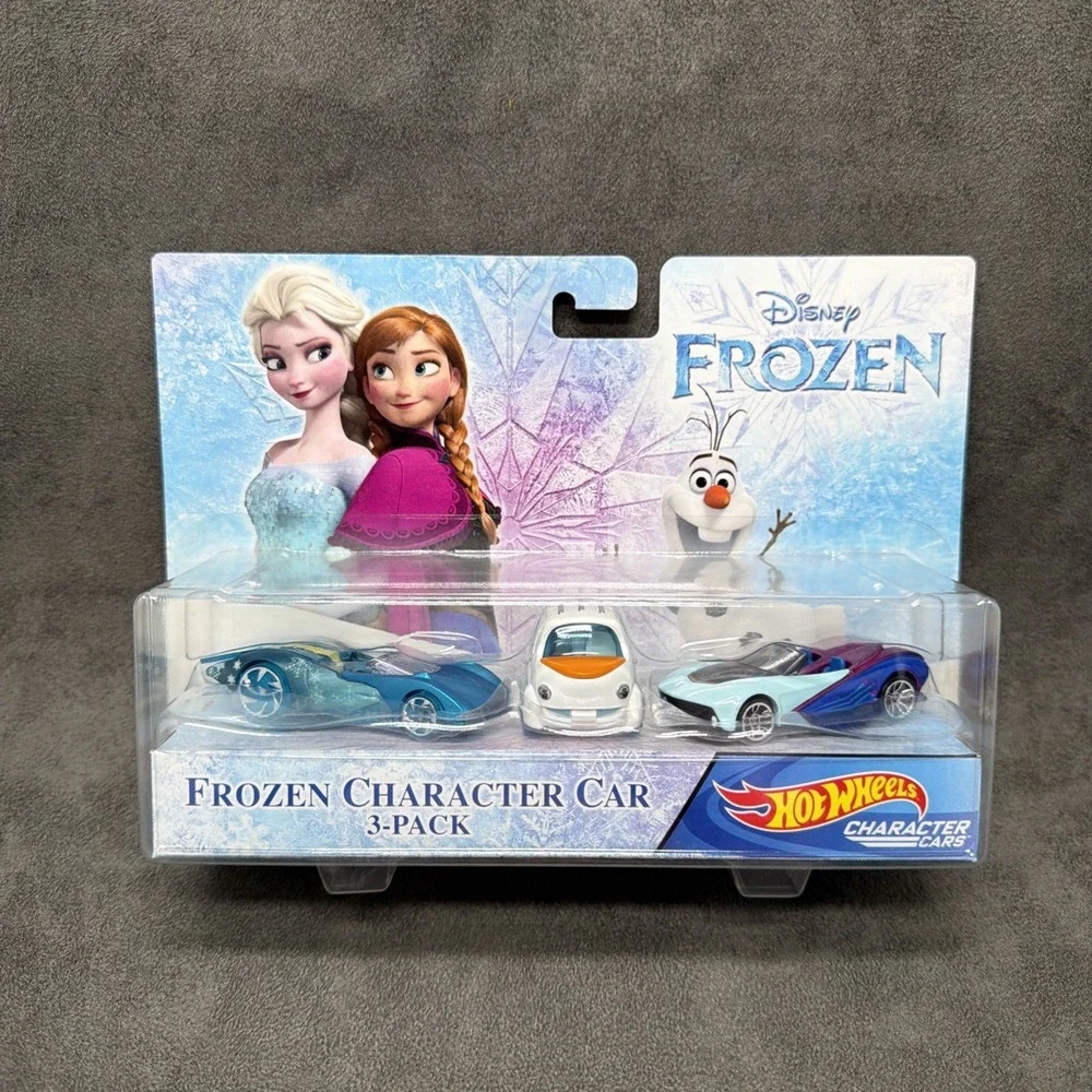 Hot Wheels Disney Frozen Character Car 3-Pack Elsa Olaf & Anna